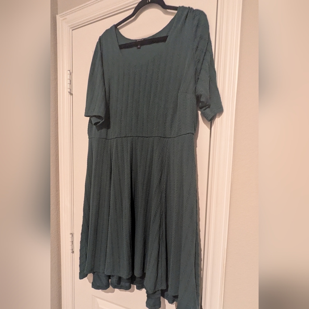 Torrid Green Cable Sweater Dress Size 3